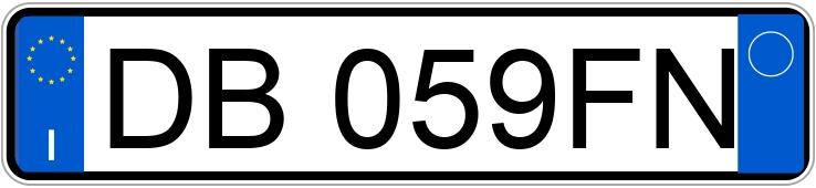 Numer rejestracyjny DB059FN posiada VOLKSWAGEN Golf 5a serie Numer rejestracyjny DB059FN posiada VOLKSWAGEN Golf 5a serie