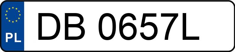 Numer rejestracyjny DB 0657L posiada TOYOTA TOYOTA COROLLA ZE1EE(EU,M) - DB0657L