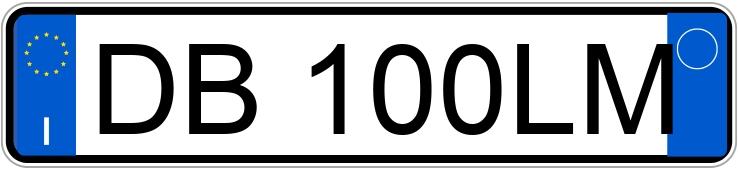 Numer rejestracyjny DB100LM posiada OPEL Corsa 3a serie