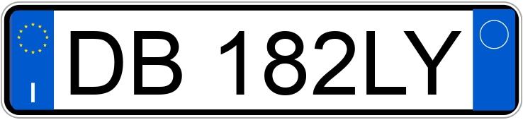 Numer rejestracyjny DB182LY posiada Fiat 