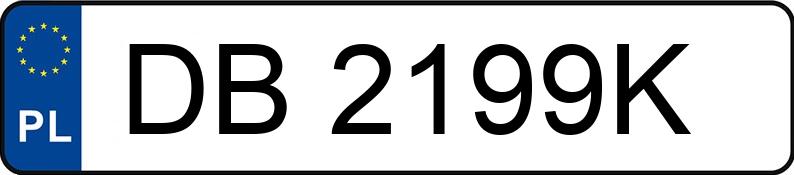 Numer rejestracyjny DB 2199K posiada MAN TGM - DB2199K