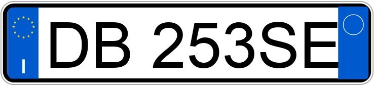 Numer rejestracyjny DB253SE posiada MERCEDES Classe A