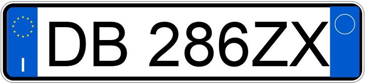 Numer rejestracyjny DB286ZX posiada FIAT Grande Punto