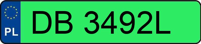 Numer rejestracyjny DB 3492L posiada TESLA Model 3 MR`24 Long Range 78kWh CVT - DB3492L Numer rejestracyjny DB 3492L posiada TESLA Model 3 MR`24 Long Range 78kWh CVT - DB3492L