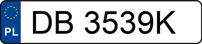Numer rejestracyjny DB 3539K posiada ACORD SPRINTER 906BA35/Z - DB3539K