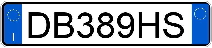 Pirat drogowy w pojeździe o numerach rejestracyjnych DB389HS