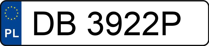 Numer rejestracyjny DB 3922P posiada WIELTON NS3K NS-3 - DB3922P