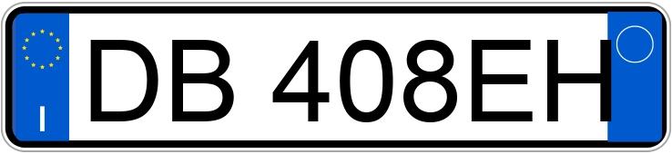 Numer rejestracyjny DB408EH posiada LANCIA Ypsilon