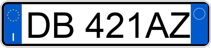 Numer rejestracyjny DB421AZ posiada OPEL Corsa 3a serie