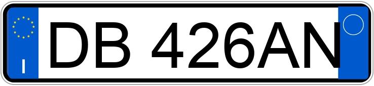 Numer rejestracyjny DB426AN posiada LEXUS GS 2a serie