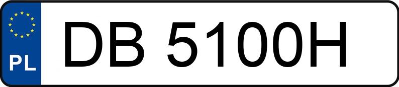 Numer rejestracyjny DB 5100H posiada BMW 318 I - DB5100H