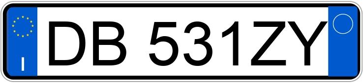 Numer rejestracyjny DB531ZY posiada TOYOTA Aygo 1a serie Numer rejestracyjny DB531ZY posiada TOYOTA Aygo 1a serie