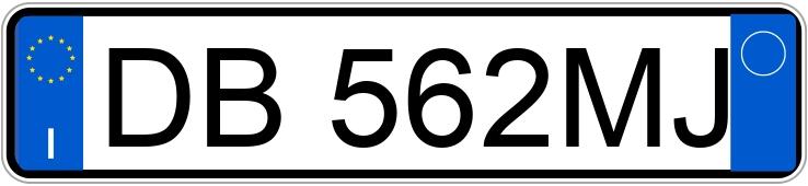Numer rejestracyjny DB562MJ posiada RENAULT Modus 1a serie