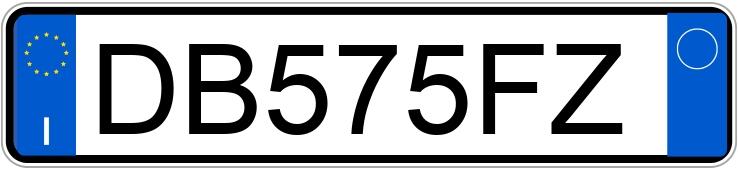 Numer rejestracyjny DB575FZ posiada MERCEDES Classe A