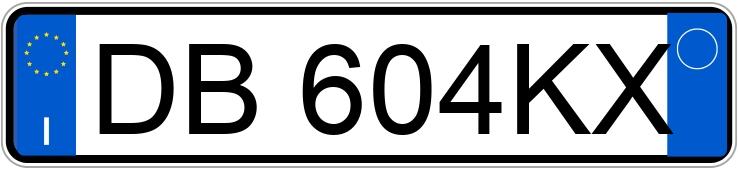 Numer rejestracyjny DB604KX posiada FIAT Panda 2a serie Numer rejestracyjny DB604KX posiada FIAT Panda 2a serie