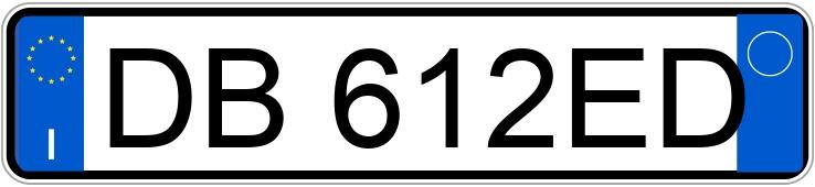 Numer rejestracyjny DB612ED posiada FIAT Grande Punto