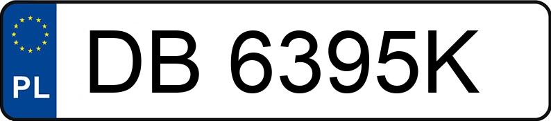 Numer rejestracyjny DB 6395K posiada VOLKSWAGEN Touran NF 1.5 TSI MR`16 E6d Comfortline - DB6395K