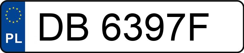 Numer rejestracyjny DB 6397F posiada NISSAN X-TRAIL - DB6397F