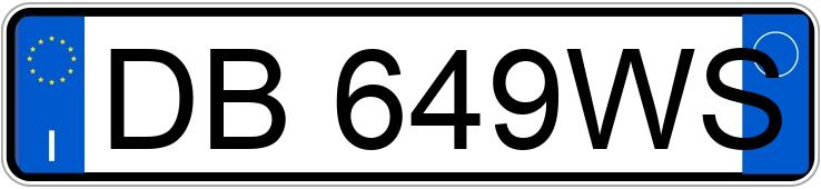 Numer rejestracyjny DB649WS posiada SUBARU Forester 1a-2a ser.