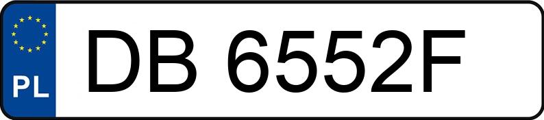 Numer rejestracyjny DB 6552F posiada TOYOTA Corolla 1.6 MR`16 E6 Comfort - DB6552F