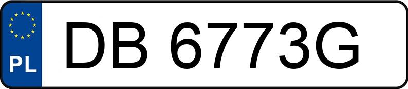 Numer rejestracyjny DB 6773G posiada BMW X5 Diesel MR`07 E4 E70 3.5d Step - DB6773G