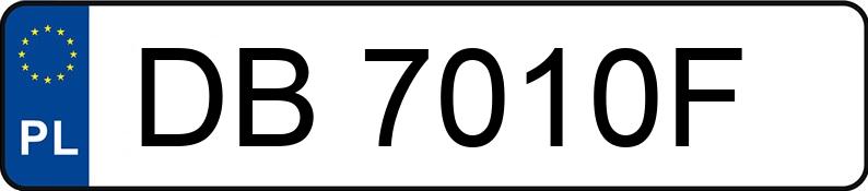 Numer rejestracyjny DB 7010F posiada AUDI Coupe TT 1.8 Kat. MR`98 E3 8 N T - DB7010F