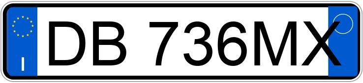 Numer rejestracyjny DB736MX posiada PEUGEOT 207