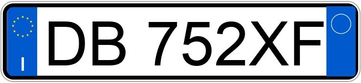 Numer rejestracyjny DB752XF posiada FIAT Punto 3a serie Numer rejestracyjny DB752XF posiada FIAT Punto 3a serie