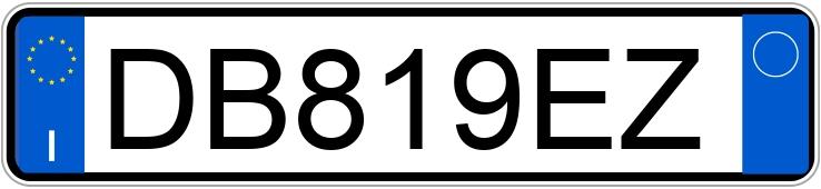 Numer rejestracyjny DB819EZ posiada VOLKSWAGEN Polo 4a serie