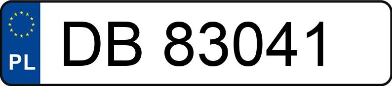 Numer rejestracyjny DB 83041 posiada OPEL CORSA - DB83041 Numer rejestracyjny DB 83041 posiada OPEL CORSA - DB83041