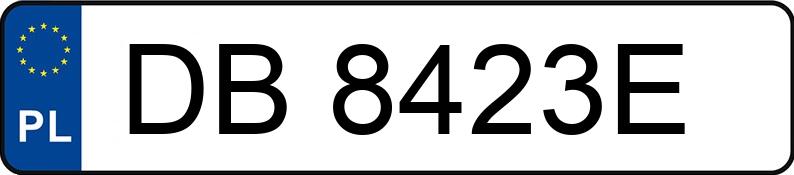 Numer rejestracyjny DB 8423E posiada RENAULT Megane III Grandtour 1.5 dCi MR`08 E4 Authentique 90 FAP - DB8423E