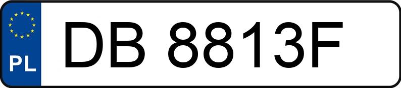 Numer rejestracyjny DB 8813F posiada SKODA FABIA - DB8813F