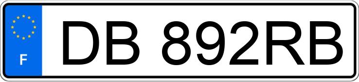 Registreringsnumret DB892RB har RENAULT KANGOO EXPRESS II MAXI 1.5 DCI 90 MOF