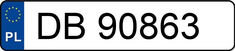 Numer rejestracyjny DB 90863 posiada FIAT Ducato 11 2.0 JTD Kat. MR`02 E3 2.9t Ducato 11 2.0 JTD Kat. MR`02 E3 2.9t - DB90863