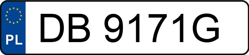 Numer rejestracyjny DB 9171G posiada SKODA OCTAVIA - DB9171G