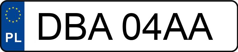 Numer rejestracyjny DBA 04AA posiada OPEL ZAFIRA 1.9 CDTI - DBA04AA