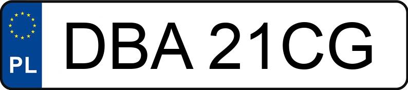 Numer rejestracyjny DBA 21CG posiada ZSP NIEWIADÓW Kempingowa N126 0.7t N - DBA21CG