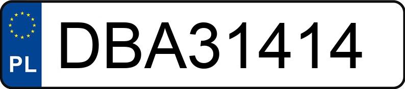 Numer rejestracyjny DBA 31414 posiada MERCEDES-BENZ/JEGGER SPRINTER 906BA35/JG - DBA31414