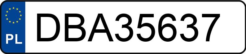 Numer rejestracyjny DBA 35637 posiada HYUNDAI ix35 1.7 CRDi MR`11 E5 Classic - DBA35637