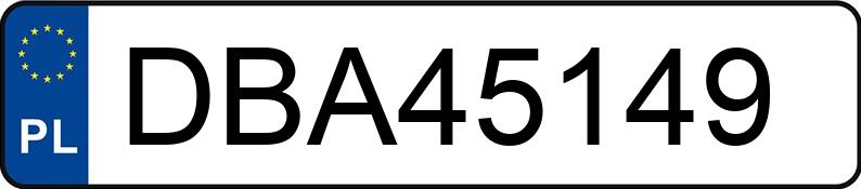 Numer rejestracyjny DBA 45149 posiada ALFA ROMEO ALFA GIULIETTA - DBA45149