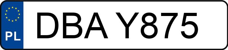 Numer rejestracyjny DBA Y875 posiada VOLKSWAGEN LT 28 2.8t LT 28 2.8t - DBAY875