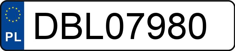 Numer rejestracyjny DBL 07980 posiada CITROEN C2 - DBL07980