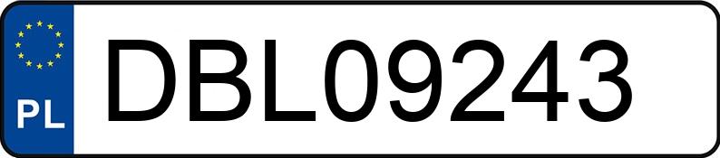 Numer rejestracyjny DBL 09243 posiada SUBARU Forester 2.0 MR`03 E3 XG Aut. - DBL09243