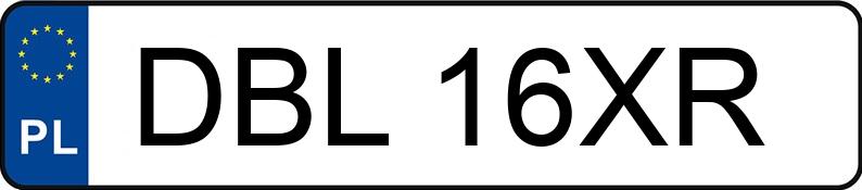 Numer rejestracyjny DBL 16XR posiada FORD ESCORT - DBL16XR