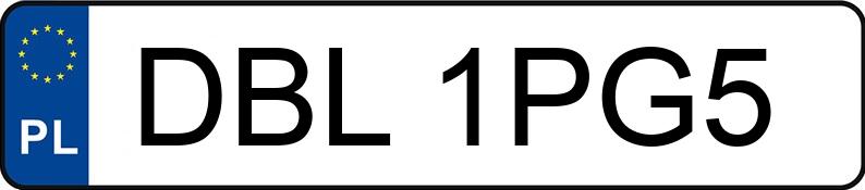 Numer rejestracyjny DBL 1PG5 posiada RENAULT TRAFIC - DBL1PG5 Numer rejestracyjny DBL 1PG5 posiada RENAULT TRAFIC - DBL1PG5