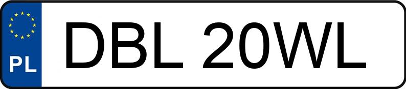 Numer rejestracyjny DBL 20WL posiada RENAULT KANGOO - DBL20WL Numer rejestracyjny DBL 20WL posiada RENAULT KANGOO - DBL20WL