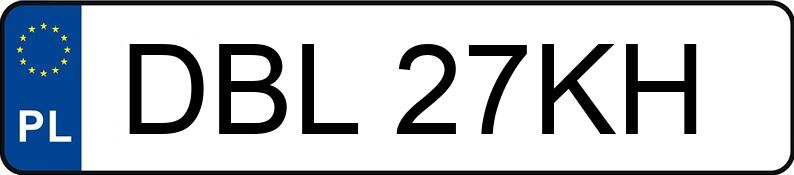 Numer rejestracyjny DBL 27KH posiada VOLKSWAGEN Golf III Variant 1.9 TD MR`91 GL - DBL27KH Numer rejestracyjny DBL 27KH posiada VOLKSWAGEN Golf III Variant 1.9 TD MR`91 GL - DBL27KH