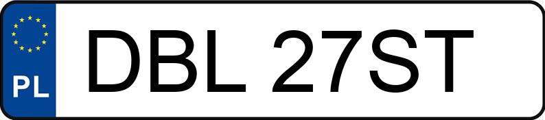 Numer rejestracyjny DBL 27ST posiada BMW 520 - DBL27ST