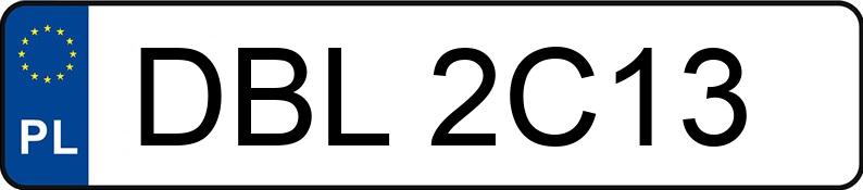 Numer rejestracyjny DBL 2C13 posiada VOLKSWAGEN Golf III 1.9 TD Kat. MR`91 GTD - DBL2C13 Numer rejestracyjny DBL 2C13 posiada VOLKSWAGEN Golf III 1.9 TD Kat. MR`91 GTD - DBL2C13