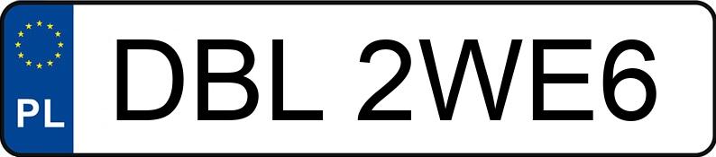 Numer rejestracyjny DBL 2WE6 posiada NISSAN Micra 1.0 MR`98 GX - DBL2WE6